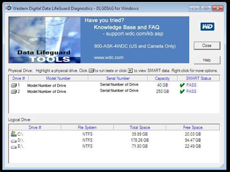 western digital hard drive checker